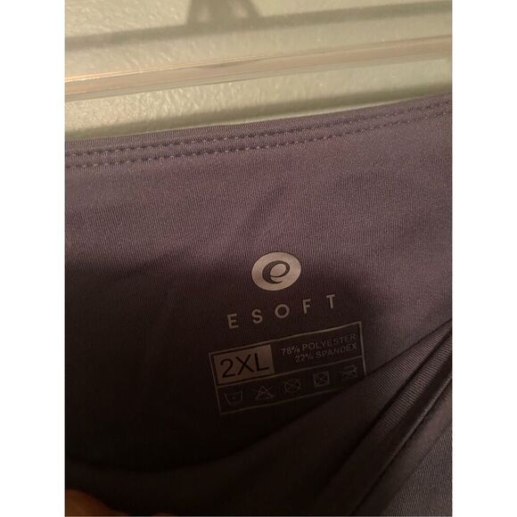 ESOFT Wide Leg Pants High-Waisted Yoga Work Dress Pants Pockets 2X NWOT - Picture 6 of 8